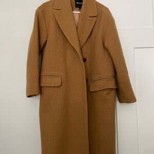 Madewell Tan/Camel Wool Coat